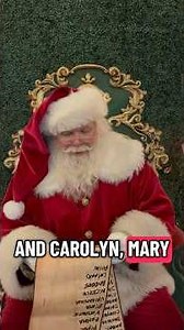 Santa’s Good List! Reading new names from lust! #everydayischristmas #santa #xmasstory #christmas