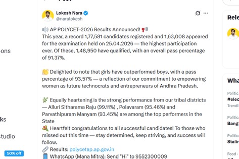 AP POLYCET Toppers List 2026 (Available): Rank-wise College List; Result Download Link | CollegeDekho