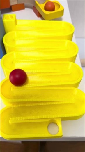 ４Marble Course ☆ Wooden Squiggly Course