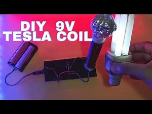DIY 9v tesla coil I 2n2222a transistor