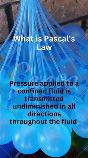 Physics Pascal's Law