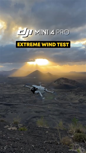 EXTREME WIND TEST 💨 #DJIMini4Pro Created by IG@thevisuallife_ | DJI