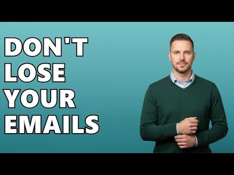 How To Save Outlook Emails When Leaving Job?