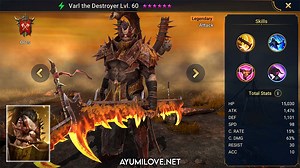Varl the Destroyer | Raid Shadow Legends - AyumiLove