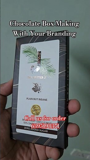 Chocolate box printing, Chocolate box making with custom printing #packagingbox