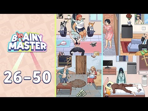 Brainy Master Tricky Story Levels 26-50 | Every Puzzle Solved! 🎯