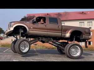 Lifted Truck Nationals | Massive F350 Dually 3 Wheels | New Cummins
