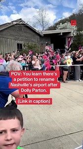 Tens of thousands of Dolly Parton fans want to proudly say they’re “Departin’ from Parton.” Join the movement to rename Nashville’s airport after the Tennessee legend by signing the petition at Change.org/PartonAirport. 📹: @ RameyFamily.4 / TikTok #dolly #dollyparton #dollywood #country #nashville #tennessee | Change.org