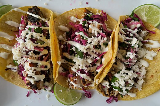 Blackened Mahi-Mahi Fish Tacos {Easy, 30-minute Meal}