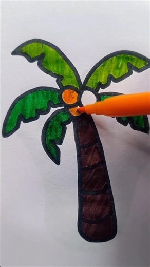 So Satisfying Coconut Tree Coloring 🌴✨