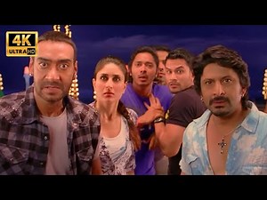 Golmaal 3 Movie - Part 1 - Ajay Devgn, Arshad Warsi, Vasooli Bhai, Mithun Chakraborty - Comedy Scene