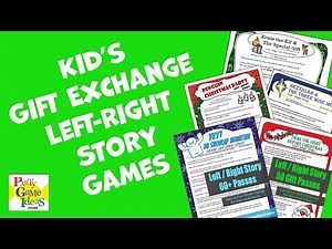 Kid’s Christmas Gift Exchange Left Right Story Games