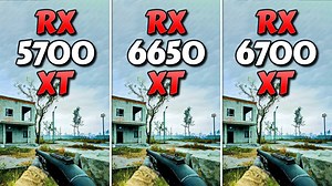 RX 5700 XT vs RX 6650 XT vs RX 6700 XT -显卡游戏FPS对比 | 2025