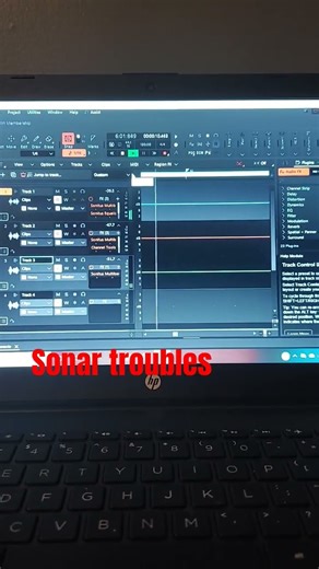Recording with sonar is wild. GarageBand seemed like a better fit! #musicsoftware #guitar #help 😂😅