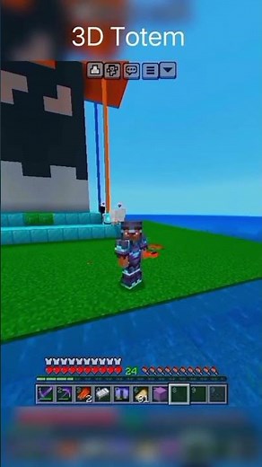 How To Make Custom 3D Totem In Minecraft PE || 3D Custom totem texture pack MCPE