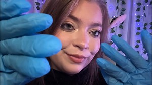 【MooCrew助眠】乳胶手套触摸面部💤🧤