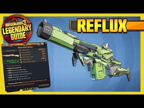 Borderlands 3 | REFLUX - BUFFED!!! | Legendary Item Guide