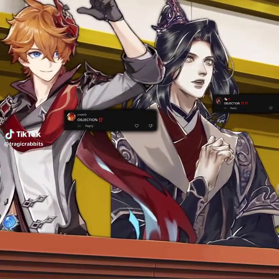 Fun Genshin Impact and TGCF Edit | Objection Funk Trend