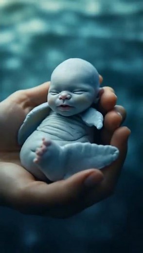 Adorable Baby Human Dolphin Laughing Joyfully! 🐬❤️ | Viral Short #shorts