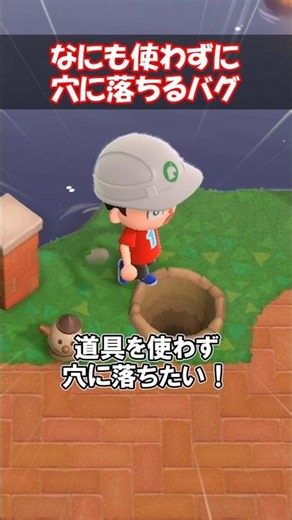 How to Fall Into a Hole Without Using Any Tools [Animal Crossing] @Honoge