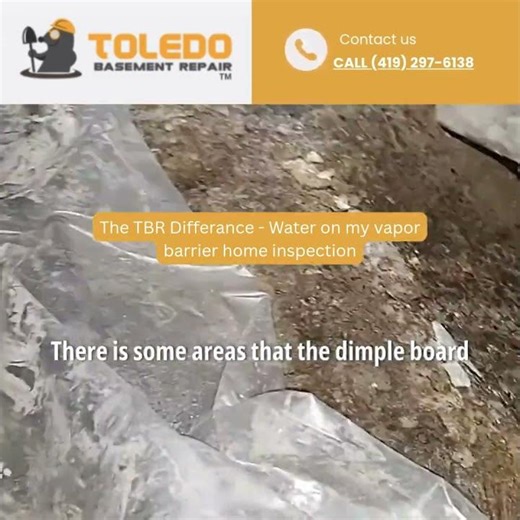 Wet Crawlspace - Toledo Basement Repair