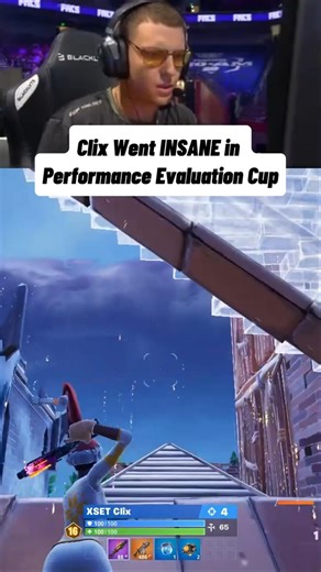 Clix Went INSANE in Performance Evaluation Cup 🤯 #clix #fortnite