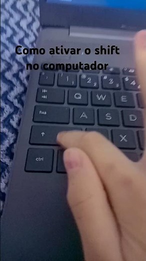 como ativar o shift no computador 💻🖥️