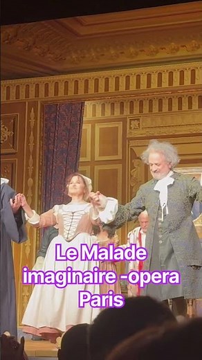 Le Malade imaginaire théâtre opéra Paris merci Molière
