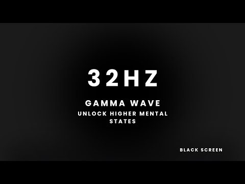 The Genius Frequency: Experience Hyperfocus and Clarity with 32Hz Gamma Waves