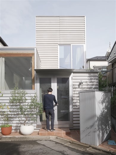 Innovative Stacked Box House in Tokyo, Japan