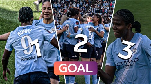 Khadija 'Bunny' Shaw takes goalscoring to new heights as Man City close in on Women's Super League title