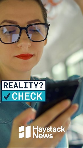 Reality? Check. ✅ #news #newsupdate #localnews #newsapp #realitycheck #haystacknews #tvnews #abc #cbs #nbc #broadcastnews #livenews #technews #internationalnews | Haystack News