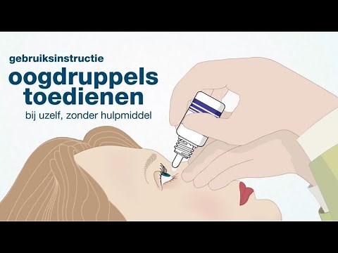 Oogdruppels bij uzelf