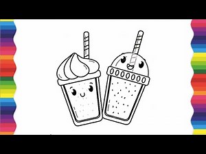How to Draw Cute Drinks | Easy Step-by-Step Kawaii Drawing for Kids