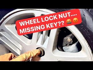 How to remove wheel lock nut | Tutorial on extracting wheel lock nut…