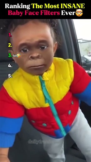Ranking The Most INSANE Baby Face Filters Ever🤯