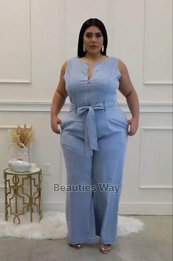Plus Size Dolled Up Jumpsuit Fashion Collection