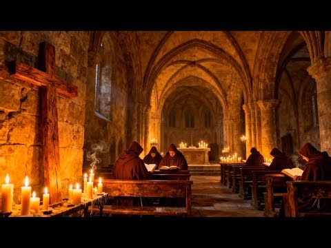 Gregorian Sleep Chant for Relaxation | Peaceful Monastery Ambience for Inner Healing