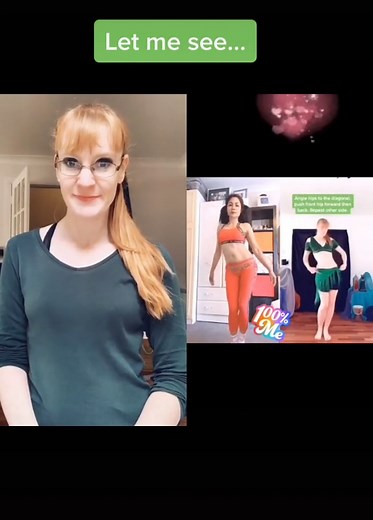 #duet with @windfairyemerie #bellydance #howto #learnontiktok #dance Great horizontal figure 8s. You can keep your feet flat. 😘