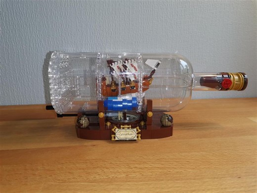 LEGO MOC-148406 Lego Ship in a Bottle Kinetic Modification (LEGO Ideas and CUUSOO 2023)