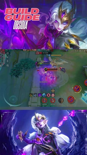 Obsidia Gameplayl Mobile Legends #ml2b #obsidia #tutorial #shorts #mlbb #mobilelegends
