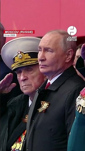 Défilé militaire réduit et discours combatif de Vladimir Poutine : les images du 9-Mai à Moscou