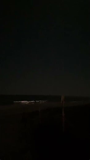 Dewey beach in the moon light.