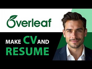 How To Make a RESUME or CV on Overleaf (2025) | Full Step By Step