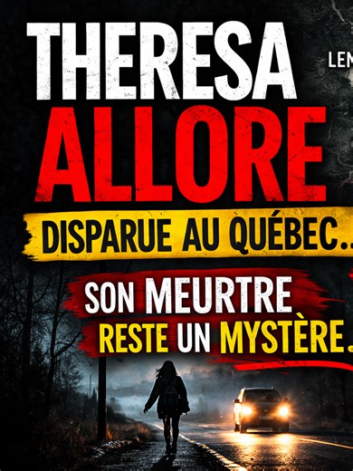 PART 1: THERESA ALLORE YOUTUBE: www.youtube.com/@Mystèresdelunivers777 TIK TOK: @mystere.de.lunive #tiktokcanada #fyp #viralvideo #pourtoii #mystery #tiktokquebec #histoirevraie #storytime #mystere #horror #theresaallore #1978