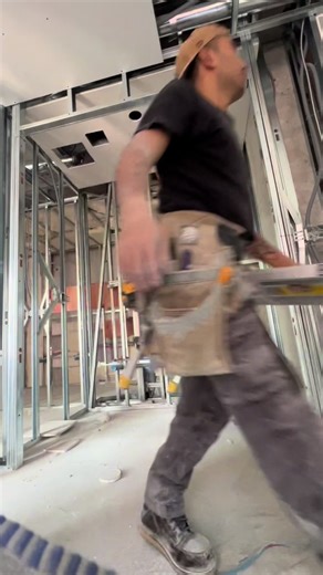 Drywall installation Como se instala 💪🏻✅drywall#drywall #tablaroca #construction #drywallnation #drywallfinisher