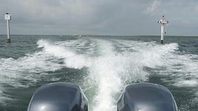 Slow motion cruising boat stock footage. Video of natural - 138322868