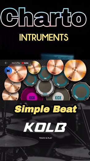 Learn To Play Drums from Scratch Simple Beat #realdrum #drums #drumtutorial #drumlessons #beginners