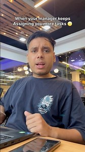 When Your Manager Gives You 1000 Tasks 😂 | Office Funny Reel | Pikachu Meme | Work Life Comedy