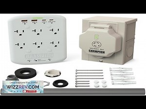 Champion Power Equipment 30 Amp Through Wall Generator Kit with Weather Resistant Power